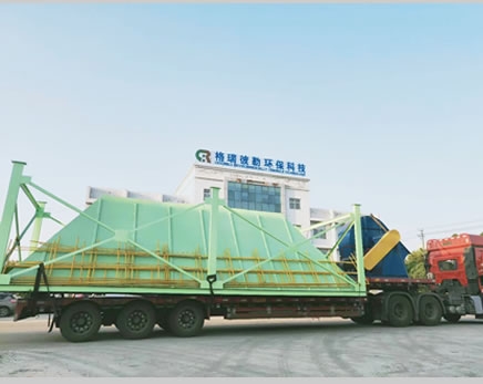 枣庄光耀集团采购环保除尘设备发货现场