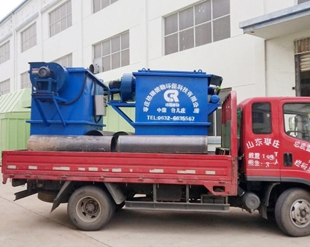 枣庄润昇水泥厂采购除尘器设备发货现场